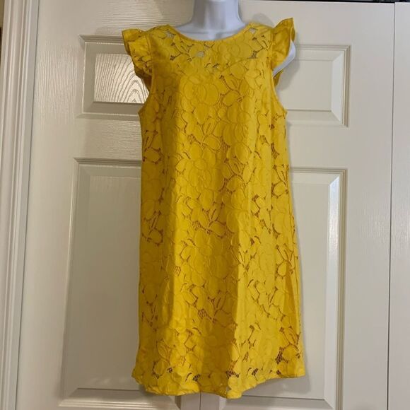 MONTEAU, of Las Angeles, lattice dress, midi, medium - Picture 1 of 15